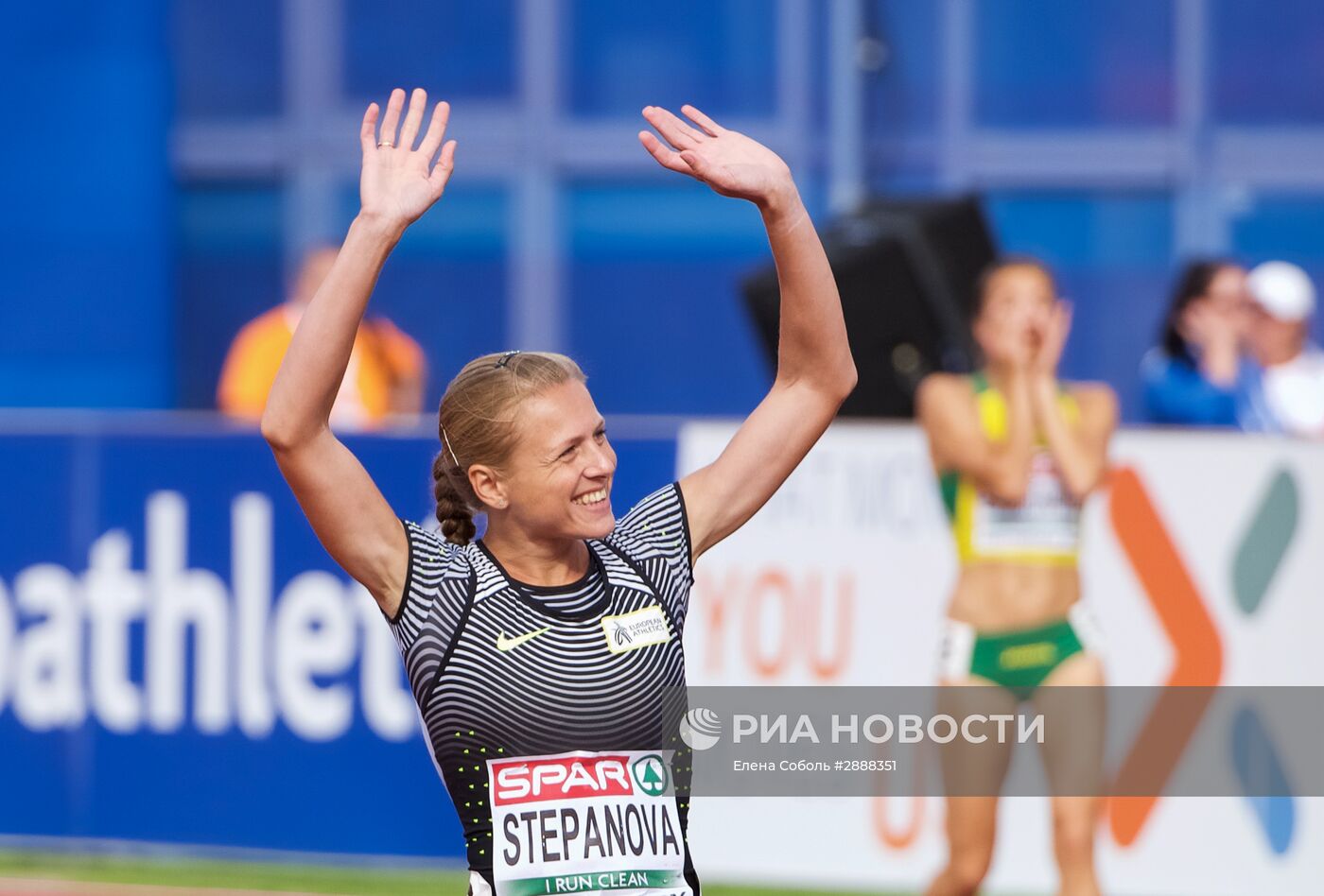 Российская бегунья Юлия Степанова приняла участие в ЧЕ по легкой атлетике
