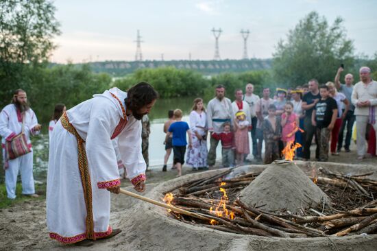 Празднование Ивана Купалы в Омской области