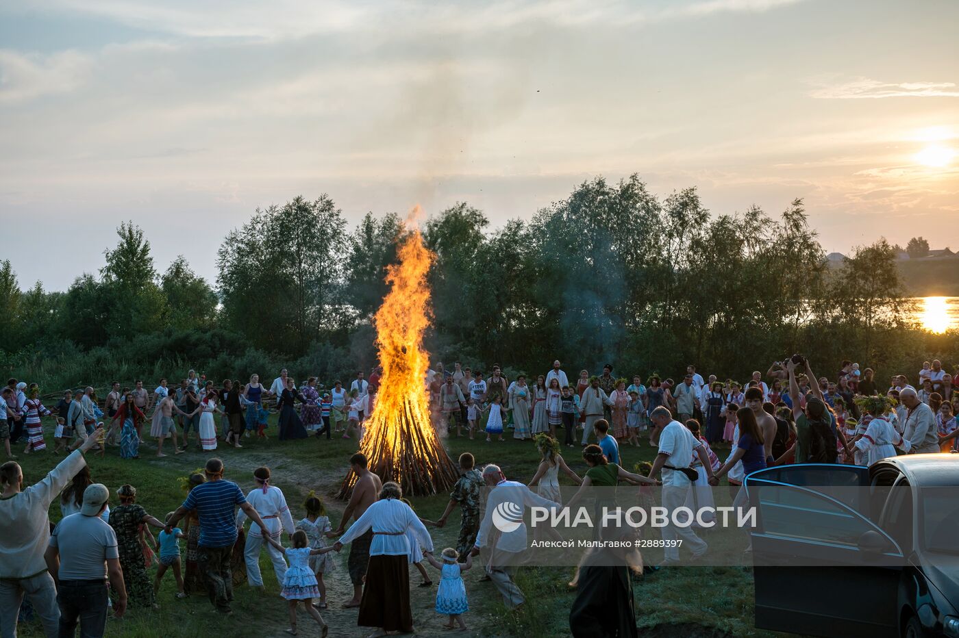 Празднование Ивана Купалы в Омской области