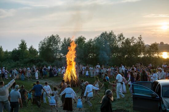 Празднование Ивана Купалы в Омской области