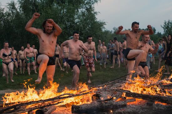 Празднование Ивана Купалы в Омской области