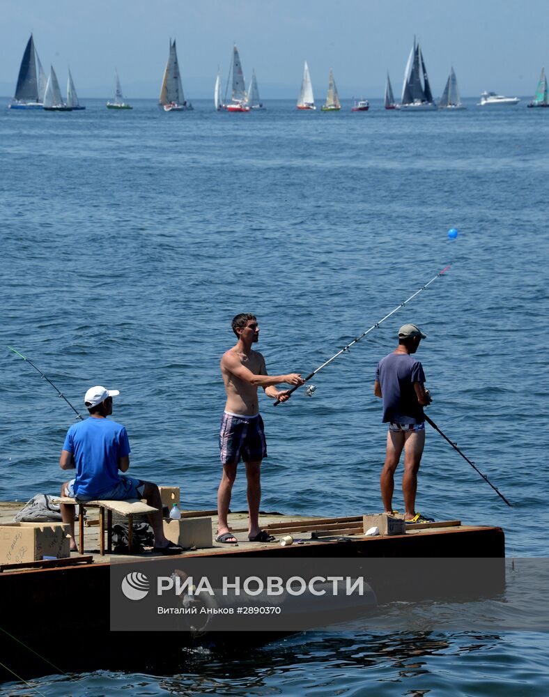 Празднование Дня рыбака во Владивостоке