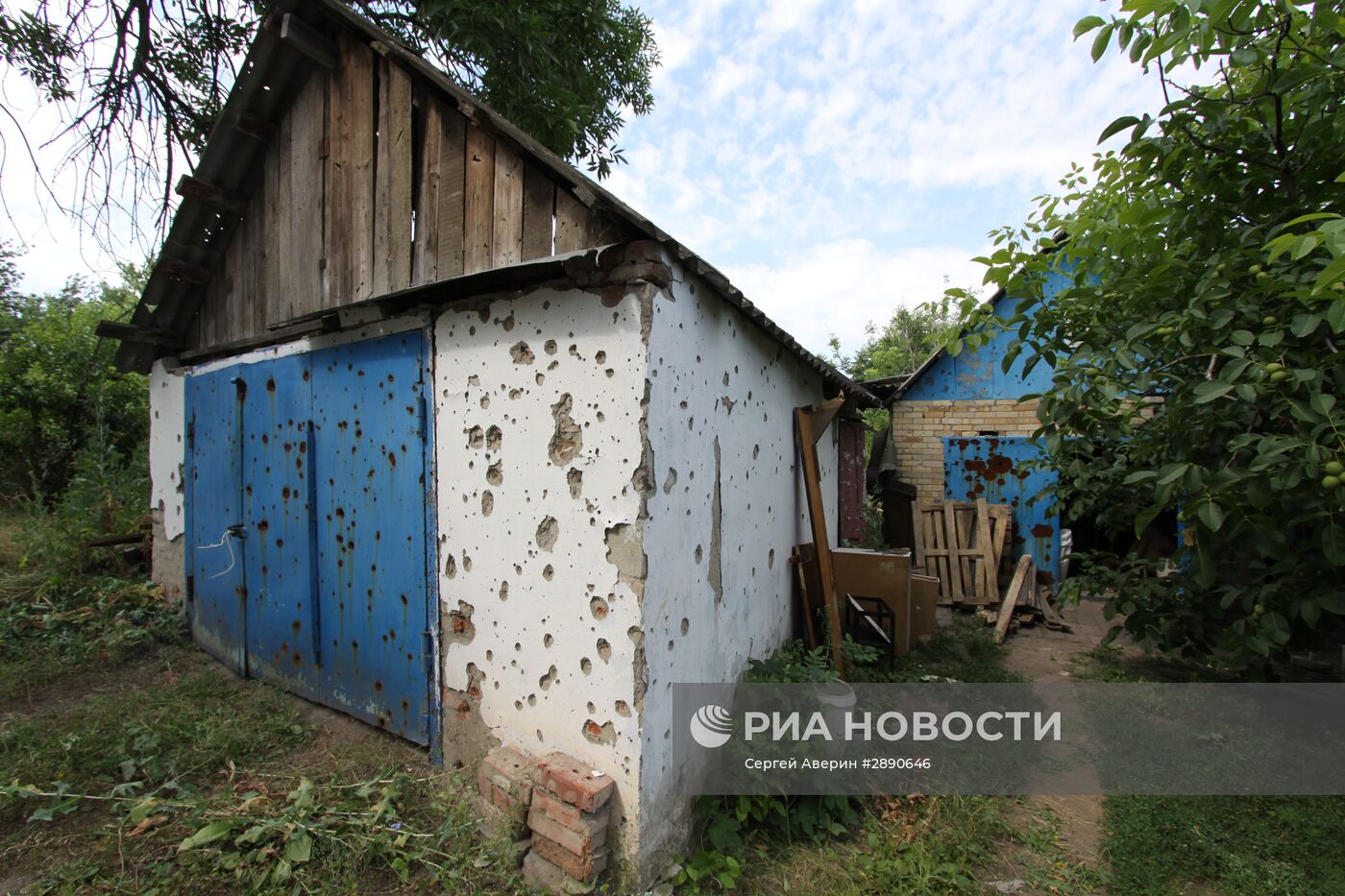 Поселок Семеновка в Донецкой области