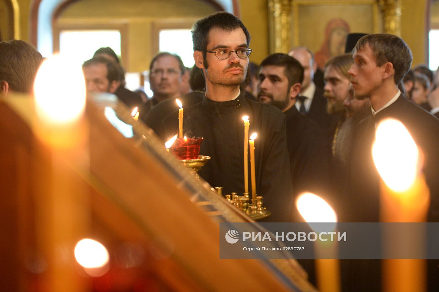 Выпускной акт семинаристов Московской духовной академии