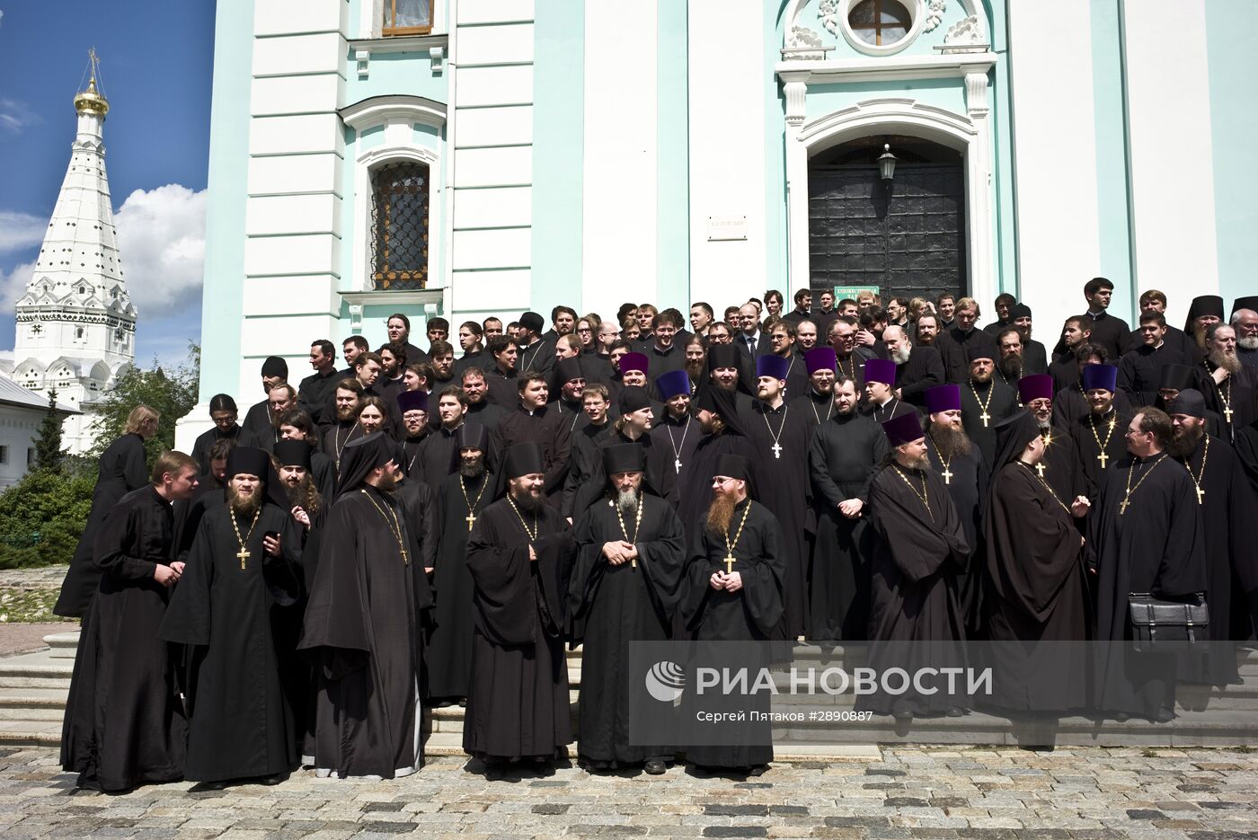 Выпускной акт семинаристов Московской духовной академии