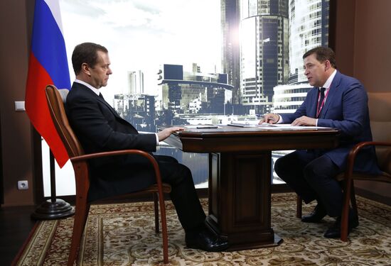 Рабочая поездка премьер-министра РФ Д. Медведева в Уральский федеральный округ