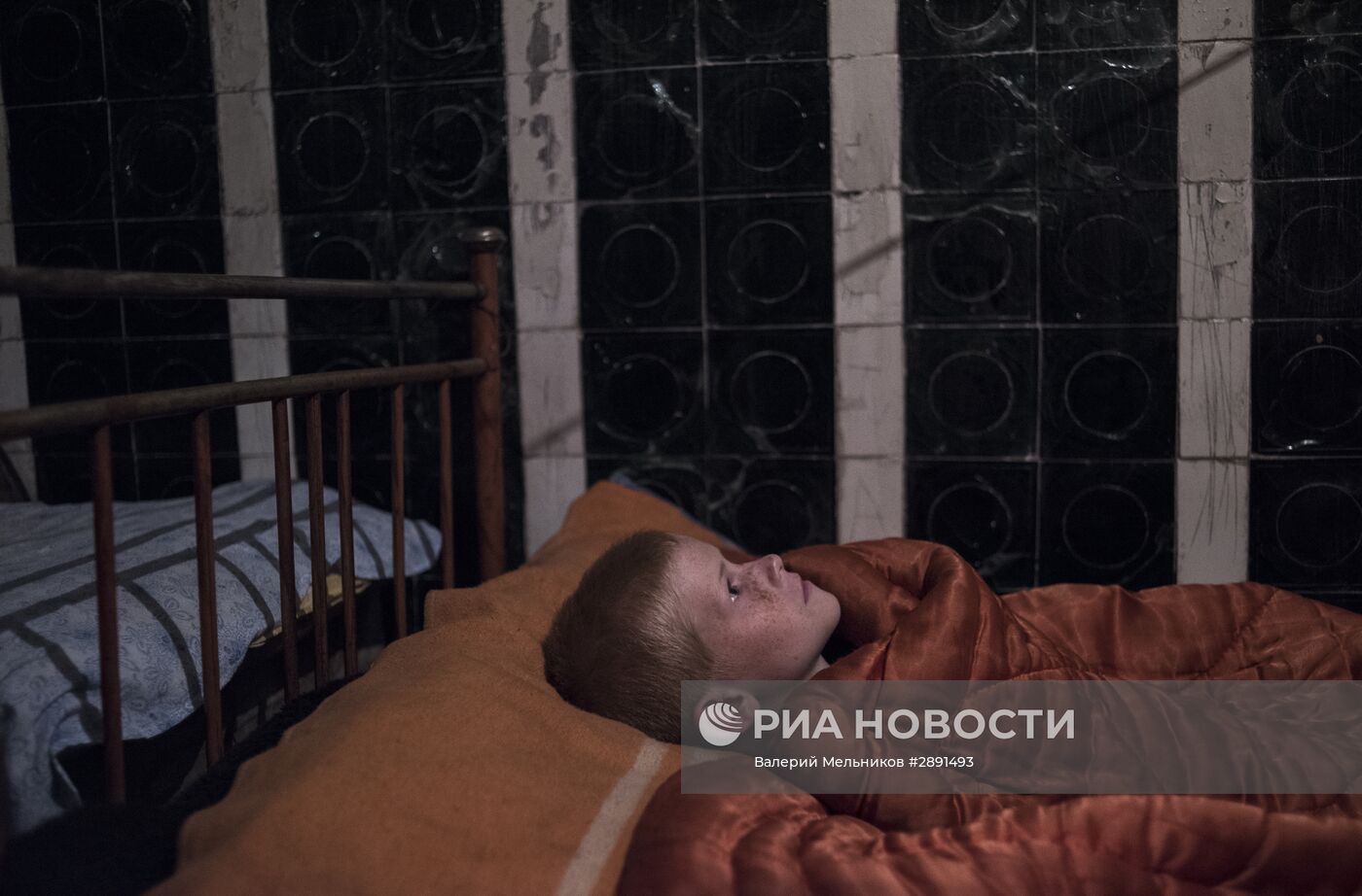 Школа, ставшая убежищем для жителей Горловки