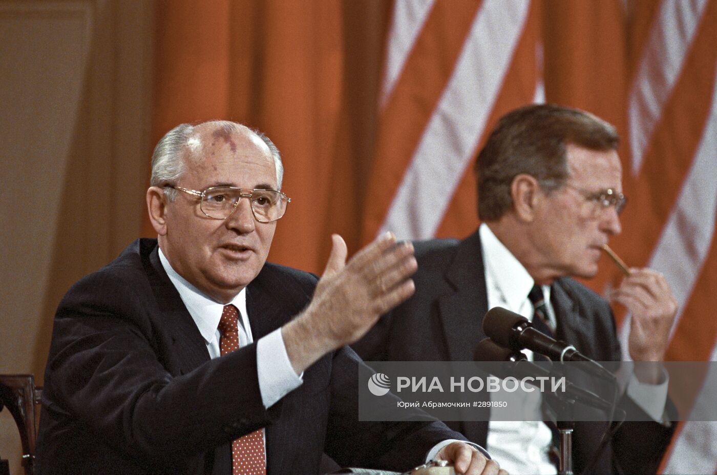 Визит М.С.Горбачева в США