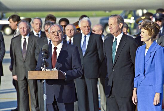 Официальный визит М.С.Горбачева в США