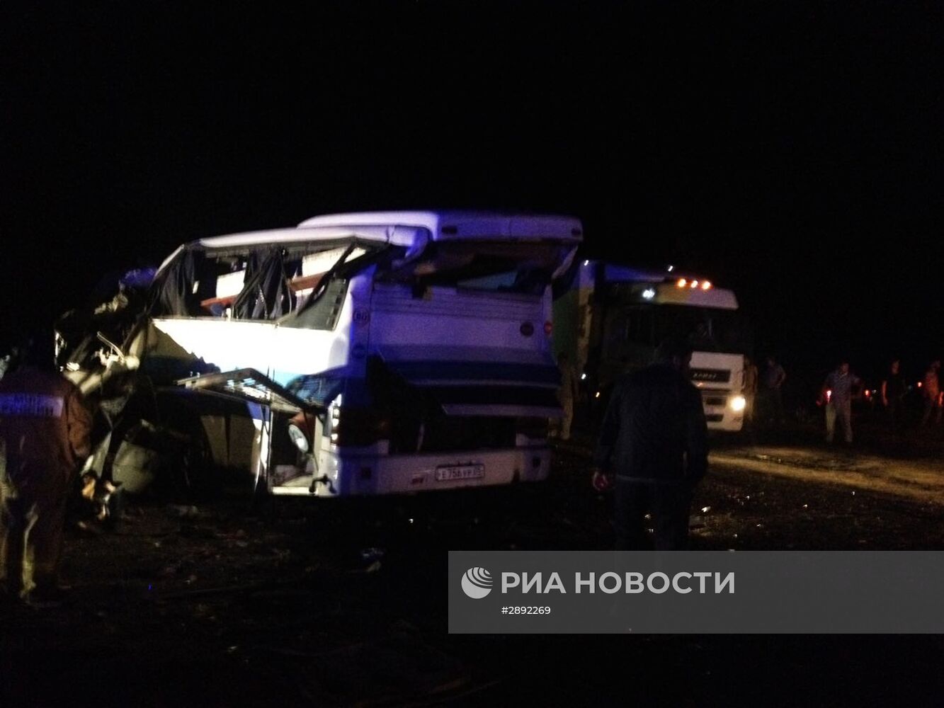 Пассажирский автобус попал в ДТП в Дагестане
