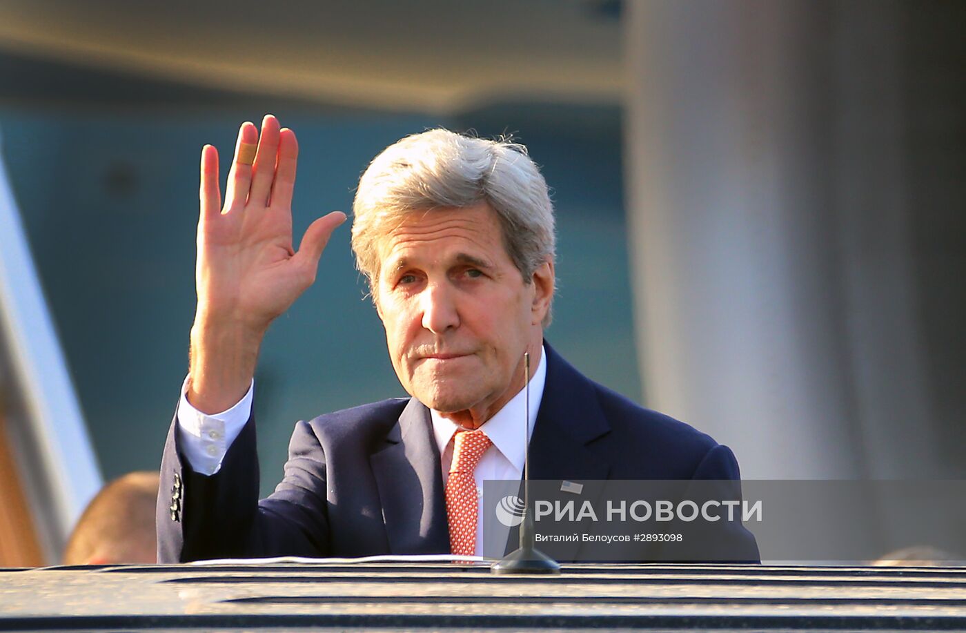 Прилет государственного секретаря США Дж. Керри в Москву