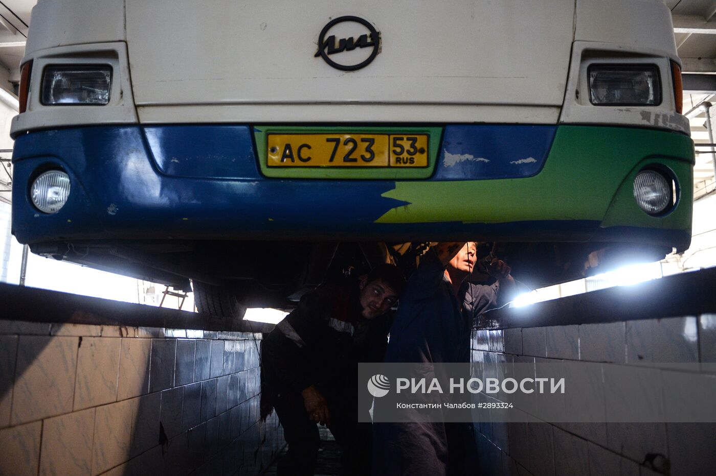 Автобусно-троллейбусный парк в Великом Новгороде