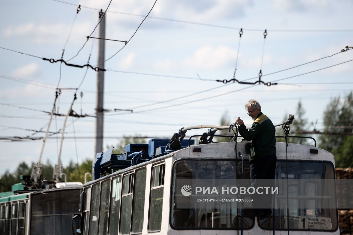 Автобусно-троллейбусный парк в Великом Новгороде