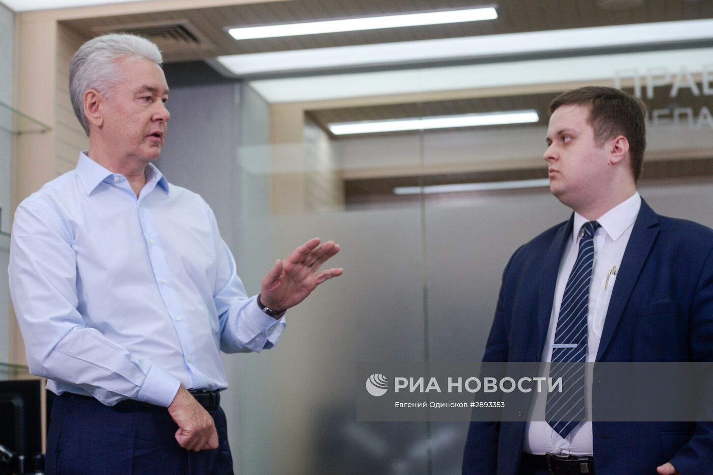 Мэр Москвы С. Собянин посетил ситуационный центр департамента здравоохранения Москвы