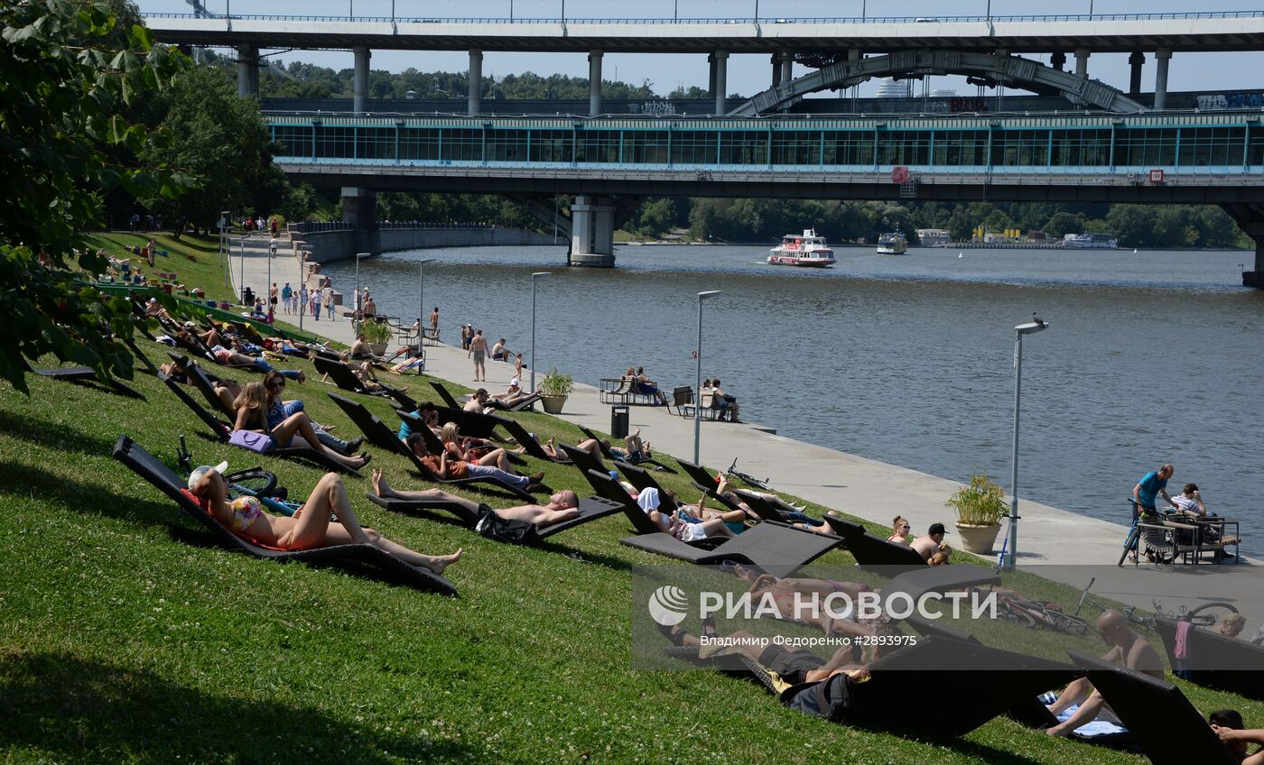 Жара в Москве