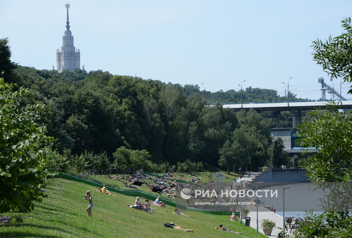 Жара в Москве