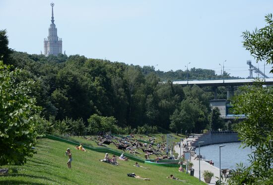 Жара в Москве