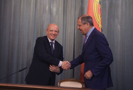 Встреча С.Лаврова с министром иностранных дел Португалии А.Сантушем Силвой