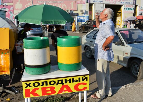 Аномальная жара в Грозном