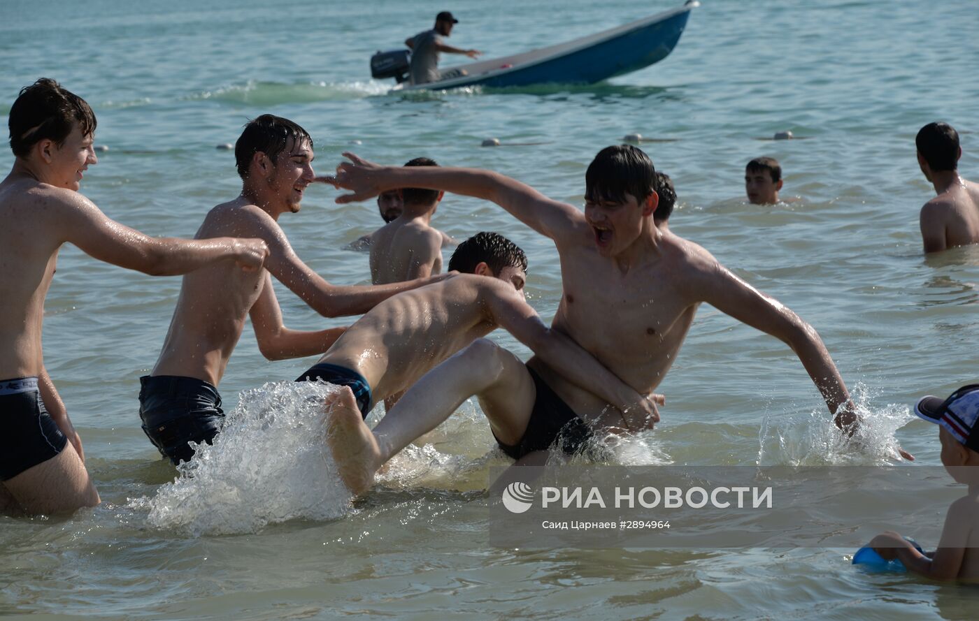 Аномальная жара в Грозном