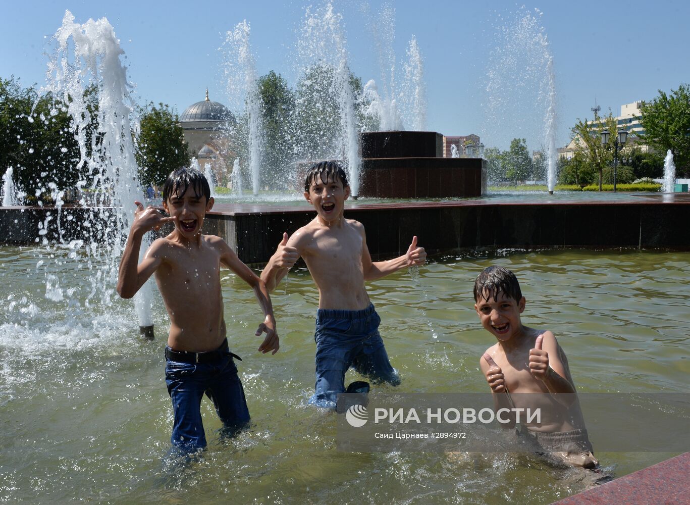 Аномальная жара в Грозном