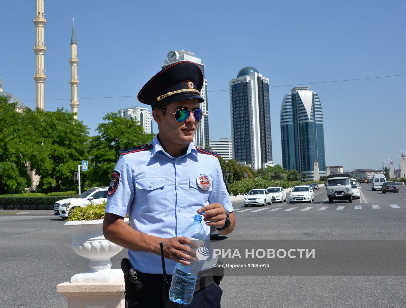 Аномальная жара в Грозном