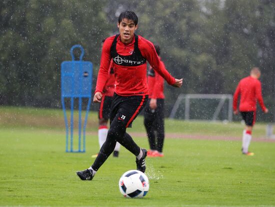 Футбол. Учебно-тренировочный сбор ФК "Спартак"