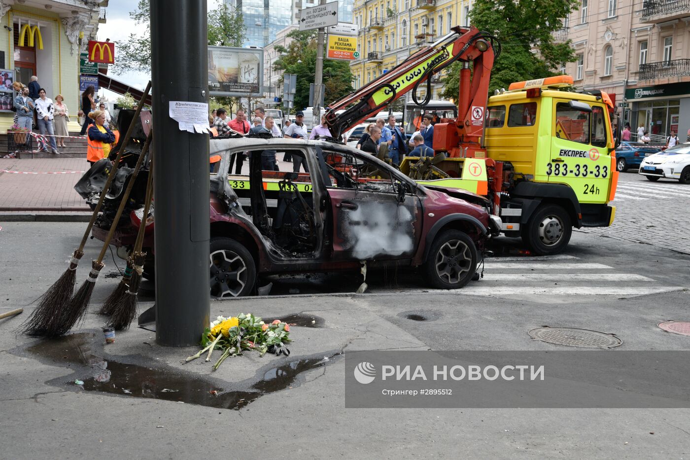 Журналист Павел Шеремет погиб в результате взрыва автомобиля в Киеве