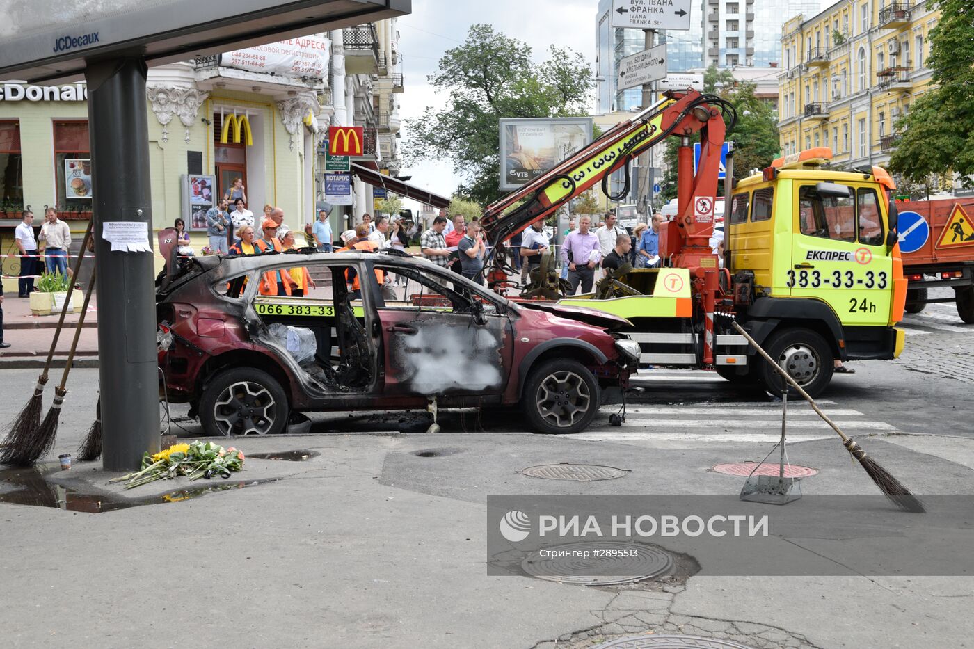 Журналист Павел Шеремет погиб в результате взрыва автомобиля в Киеве