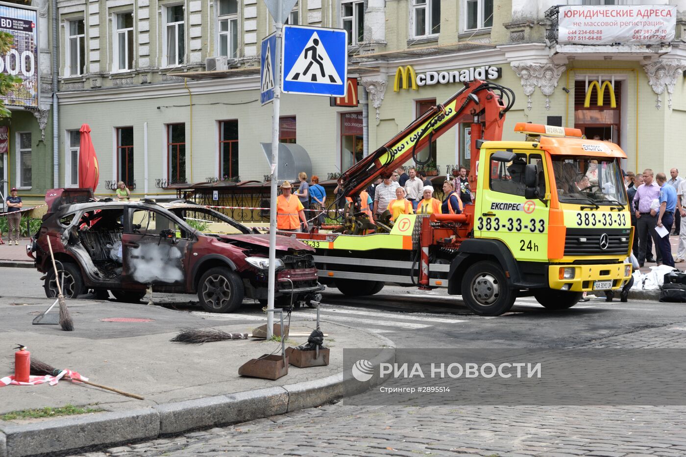 Журналист Павел Шеремет погиб в результате взрыва автомобиля в Киеве