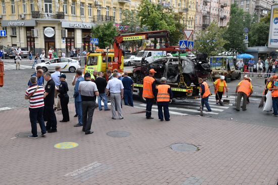 Журналист Павел Шеремет погиб в результате взрыва автомобиля в Киеве