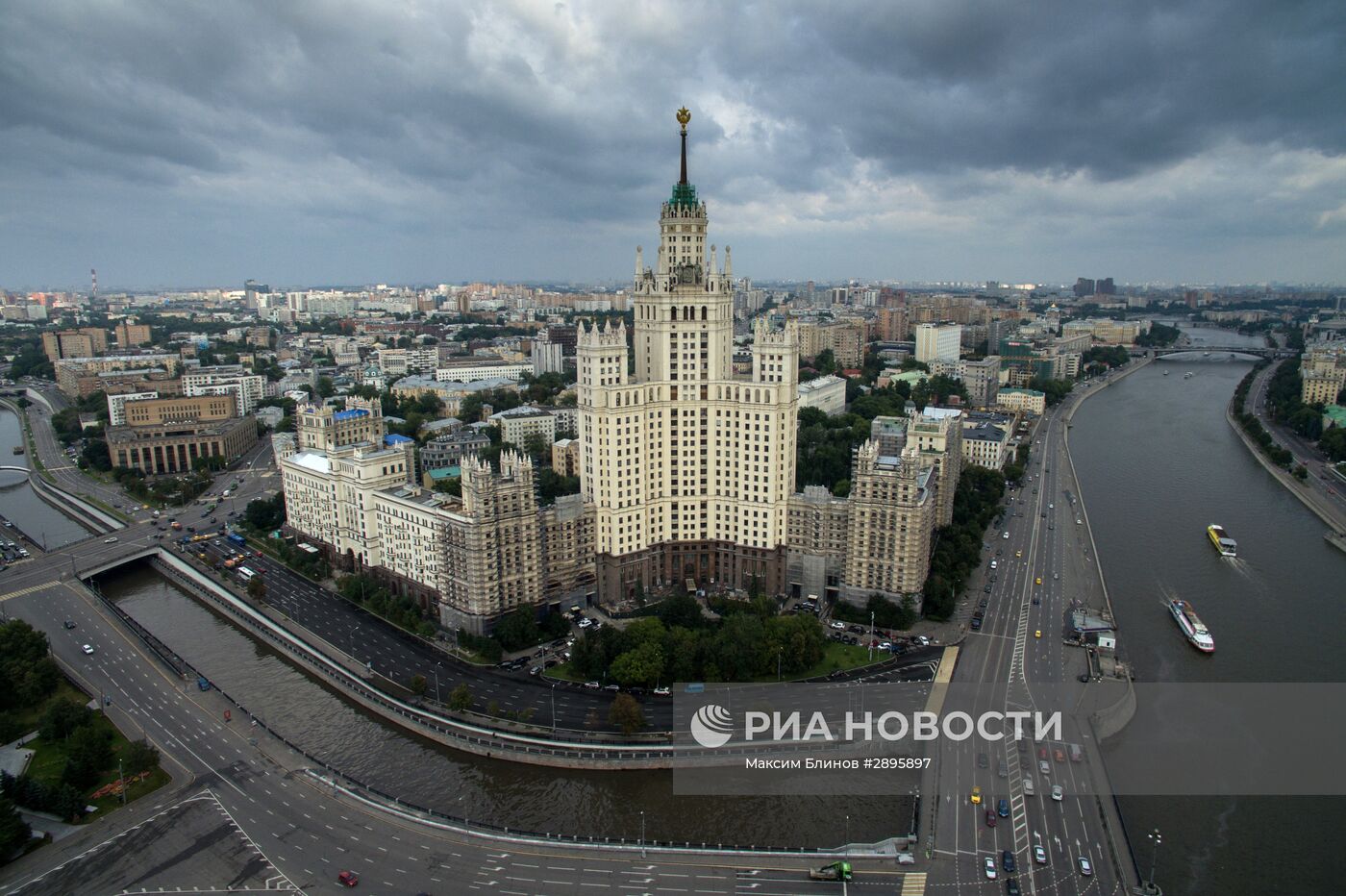 Виды Москвы с высоты птичьего полета