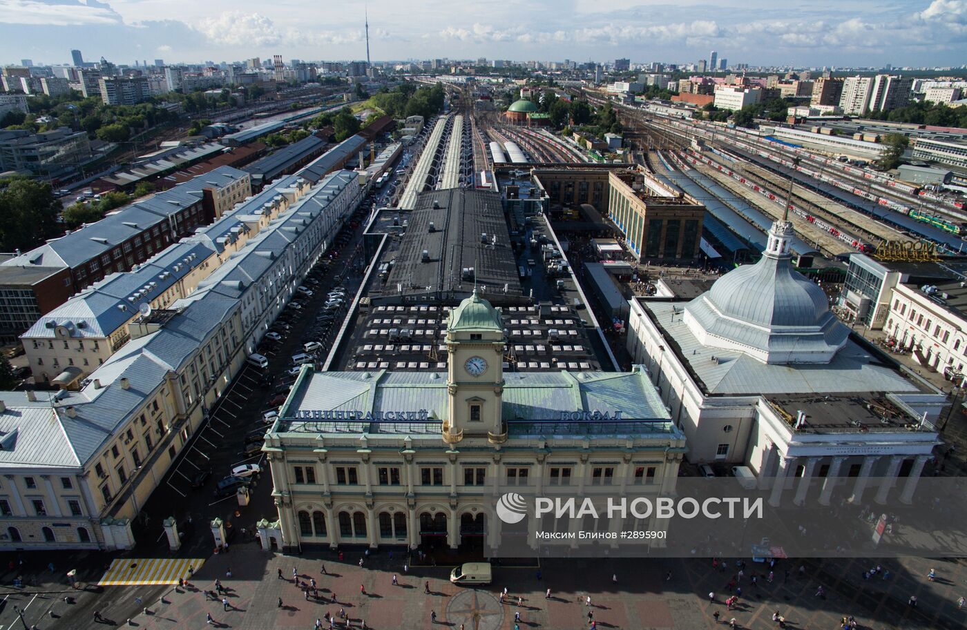 Виды Москвы с высоты птичьего полета