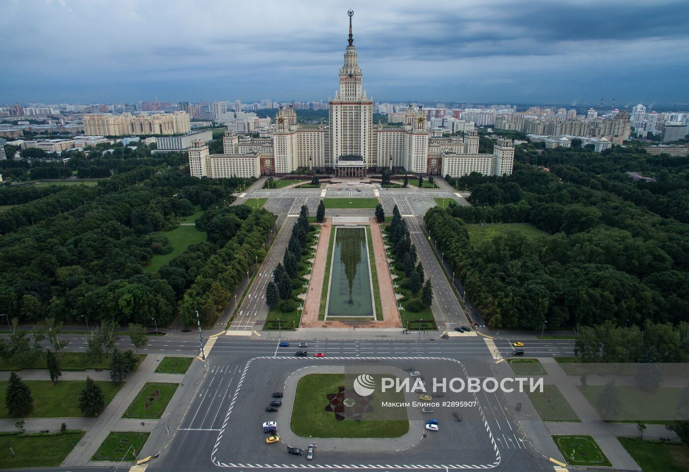 Виды Москвы с высоты птичьего полета