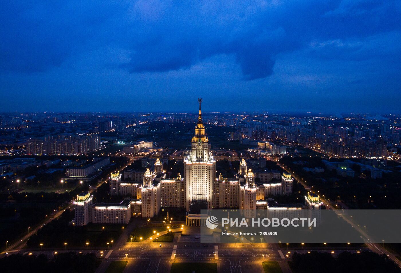 Виды Москвы с высоты птичьего полета