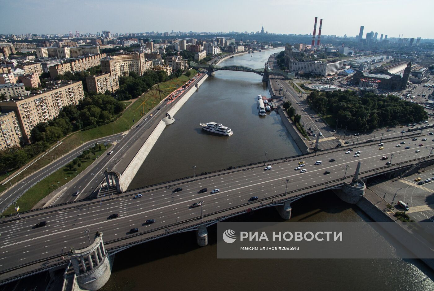 Виды Москвы с высоты птичьего полета