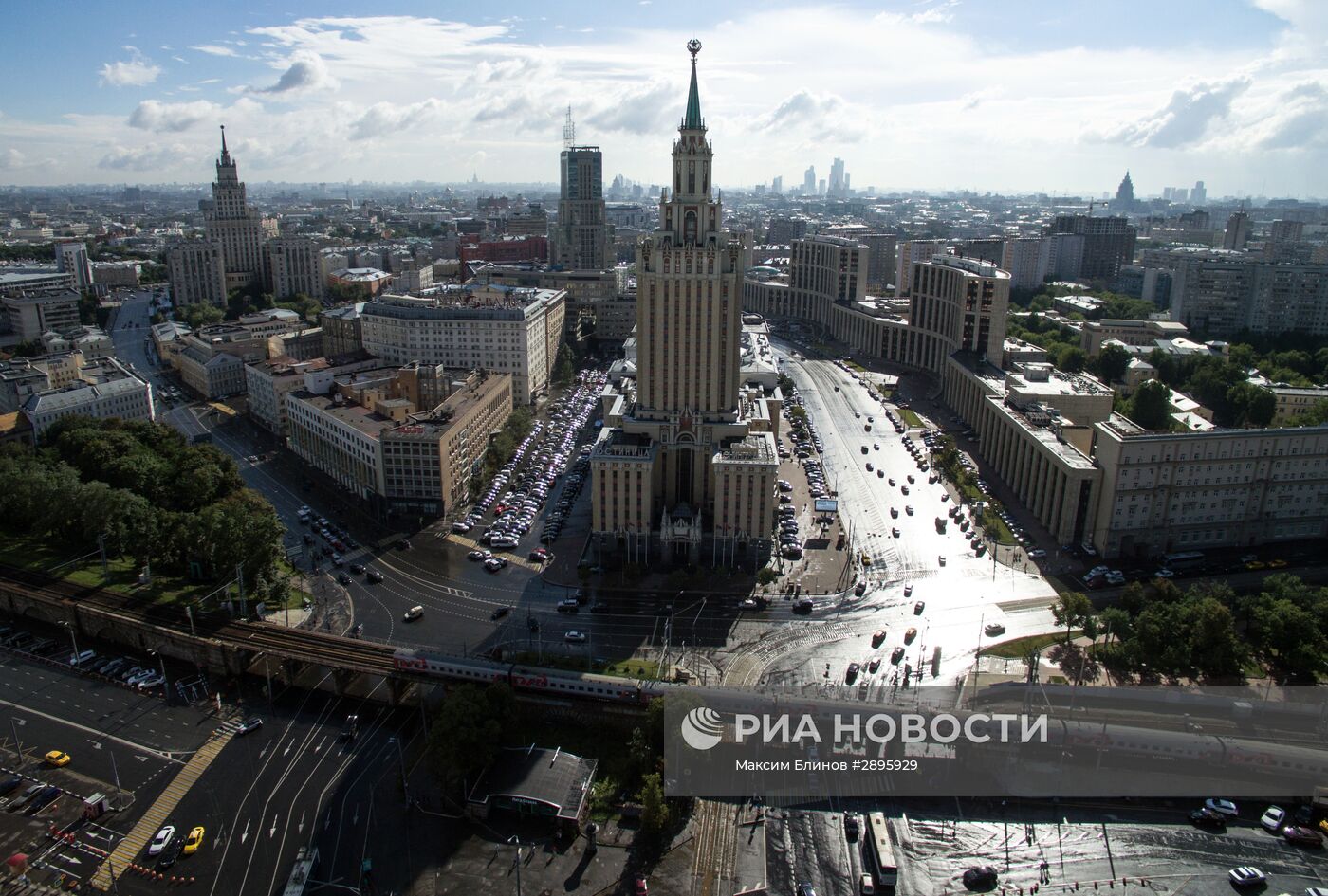 Виды Москвы с высоты птичьего полета