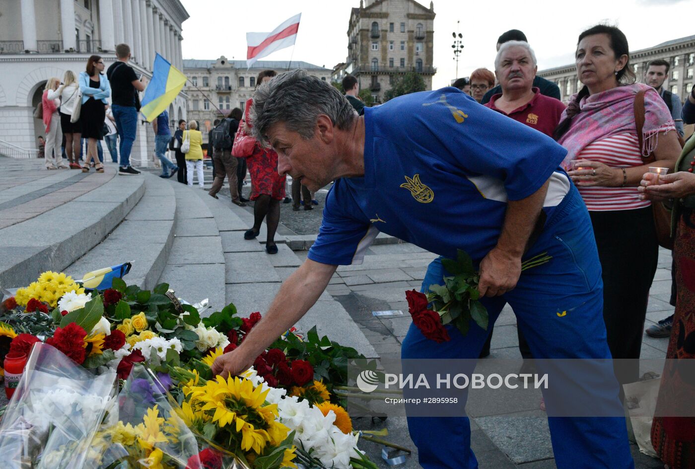 Акция памяти журналиста Павла Шеремета в Киеве