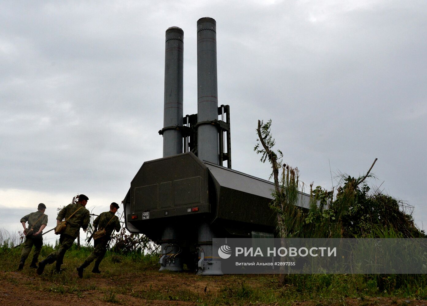 Учения ракетного соединения береговых войск Тихоокеанского флота