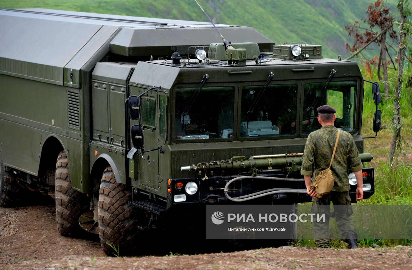 Учения ракетного соединения береговых войск Тихоокеанского флота