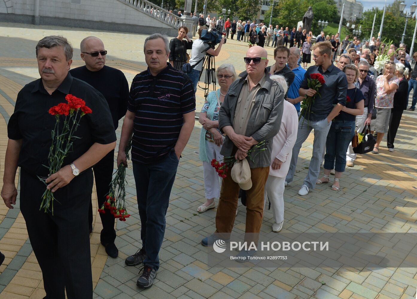 Прощание с Павлом Шереметом в Минске