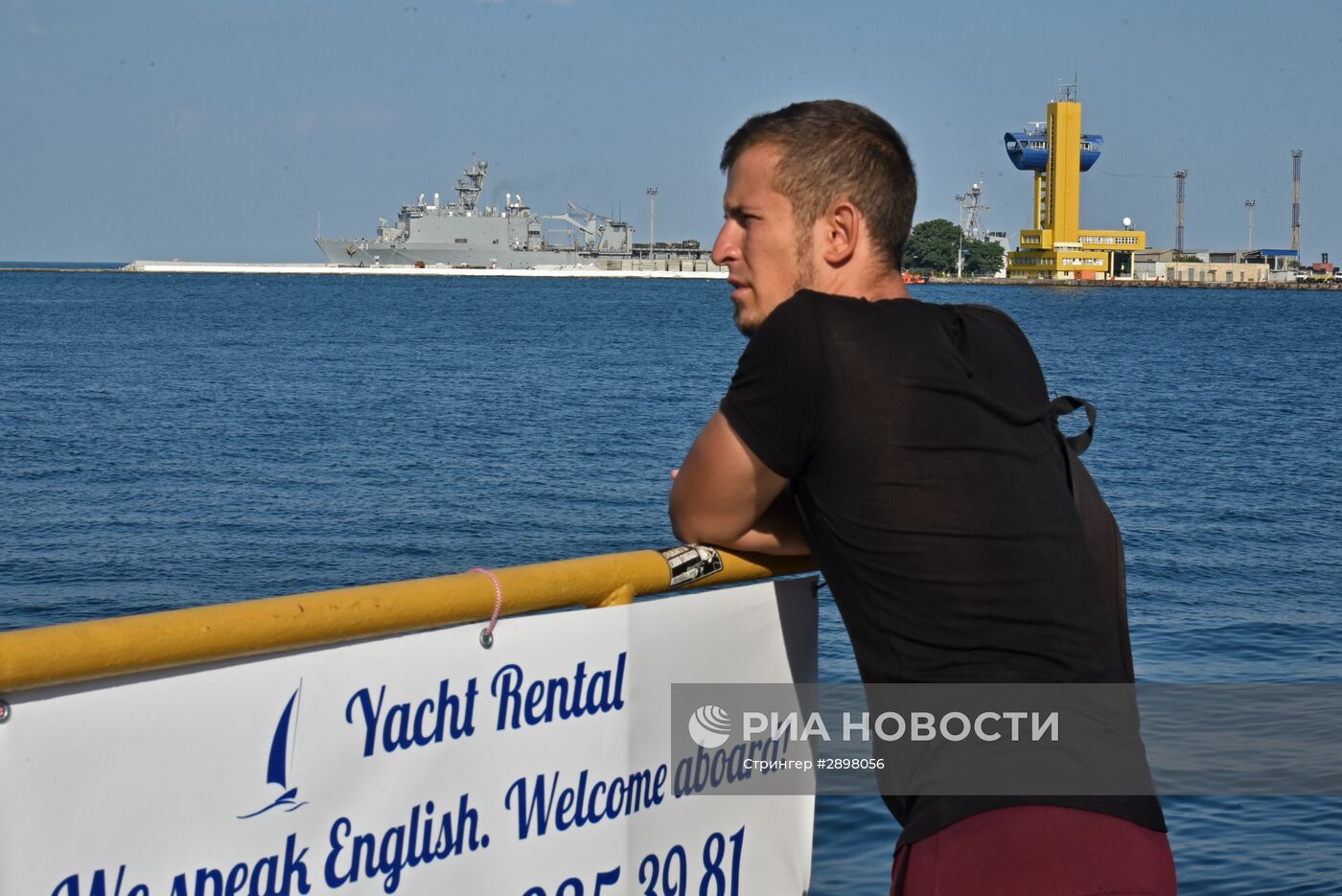 Корабли, участвующие в совместных американо-украинских учениях Sea Breeze-2016, в порту Одессы