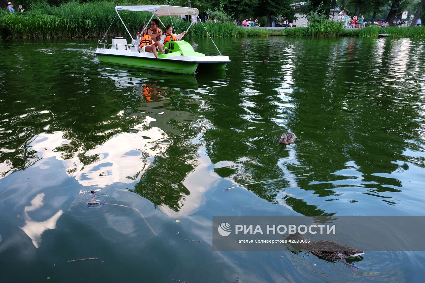 Отдых в Парке Горького в Москве