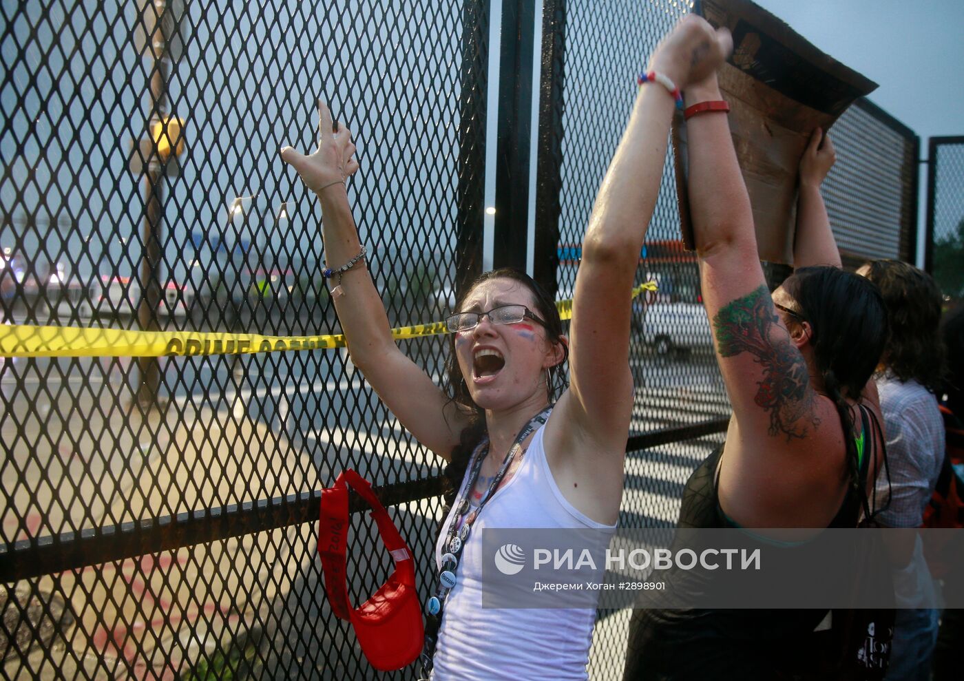 Акция сторонников Б.Сандерса в Филадельфии