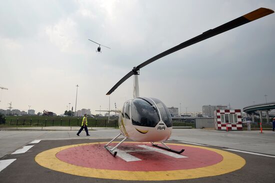 Открытие второй очереди строительства вертолетного комплекса "Хелипорт Реутов"