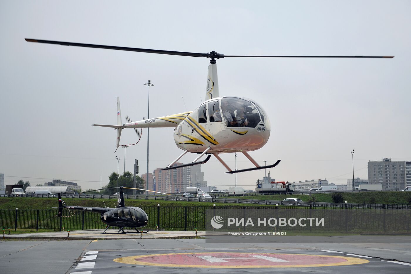 Открытие второй очереди строительства вертолетного комплекса "Хелипорт Реутов"
