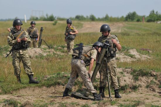 Учения пограничных войск Украины