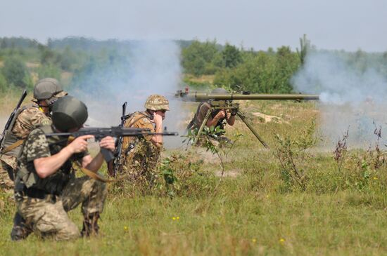 Учения пограничных войск Украины