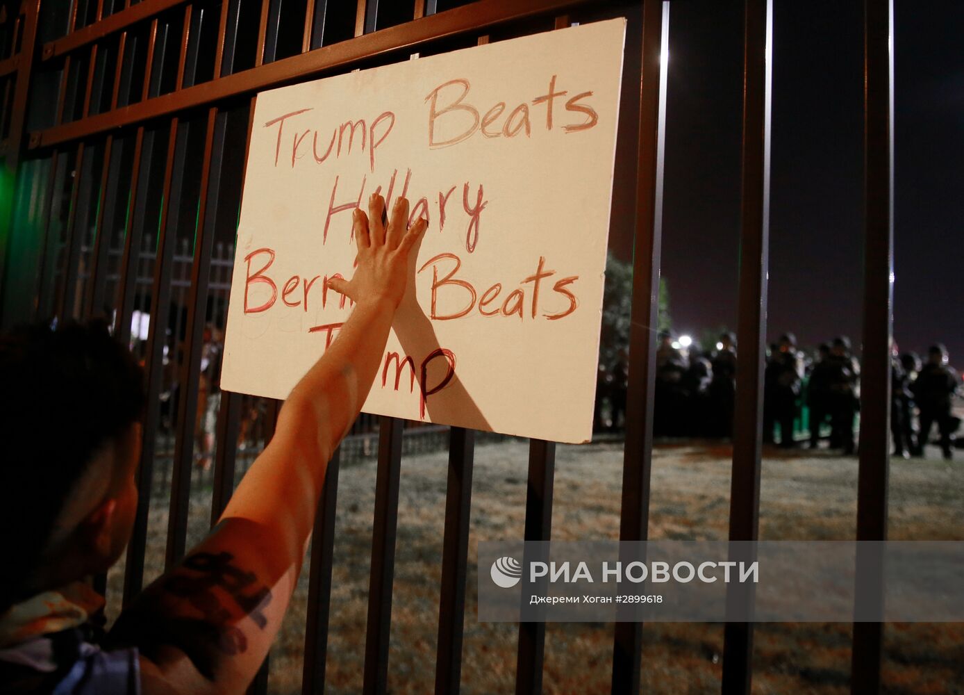 Акции протеста в Филадельфии