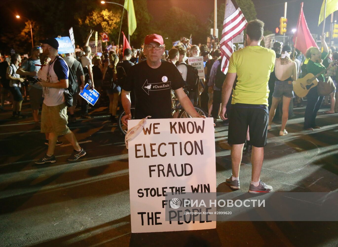 Акции протеста в Филадельфии